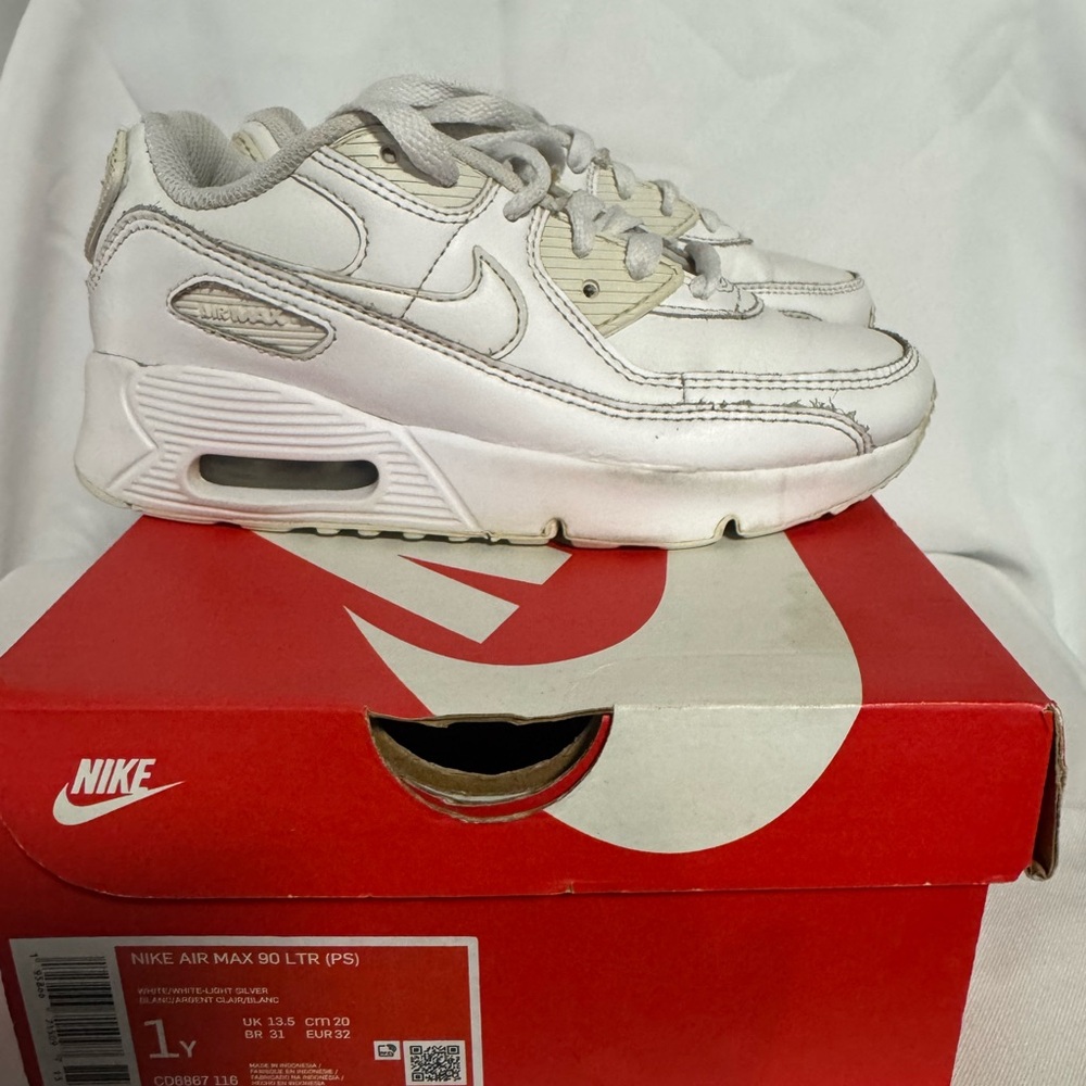 Nike Kids Air Max 90 Sneakers - White